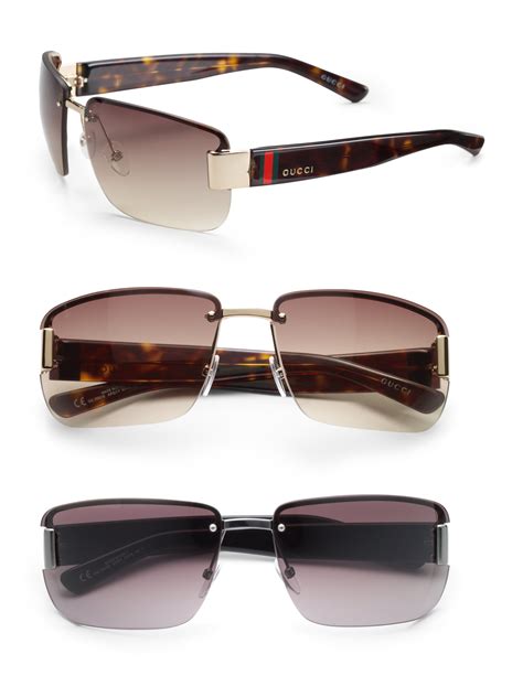 lentes de aumento gucci para hombre|Gucci rimless sunglasses men's.